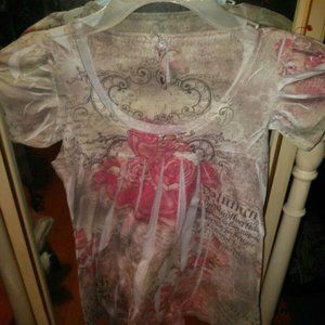 LN Live and let live Beautiful Blouse SZ M